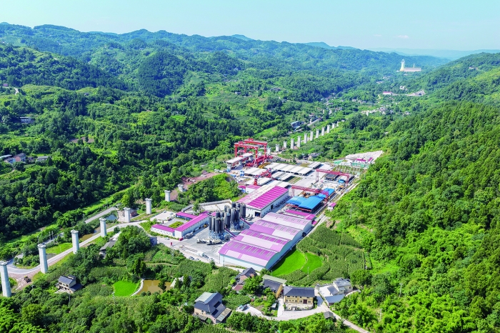 7月5日，由中铁十二局集团承建的渝万高铁江林村特大桥进入架梁施工作业阶段。渝万高铁是我国“八纵八横”高铁网包（银）海、京昆通道的组成部分，正线全长251公里，设计时速350公里。.jpg