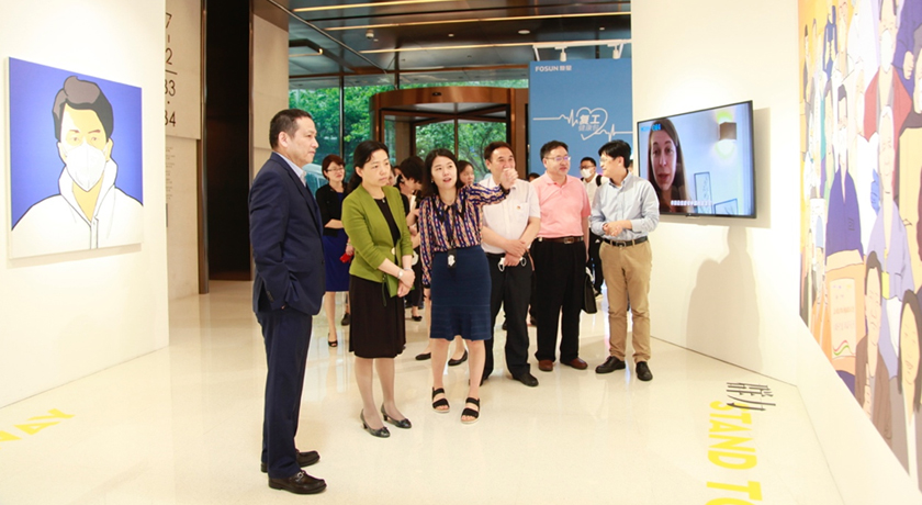 蒋蕊副局长一行赴上海复星公益基金会调研工作