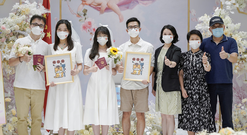 相约七夕，申城503对新人登记结婚见证爱情